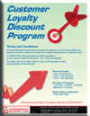 CUSTOMER LOYALTY DISCOUNT PROGRAM